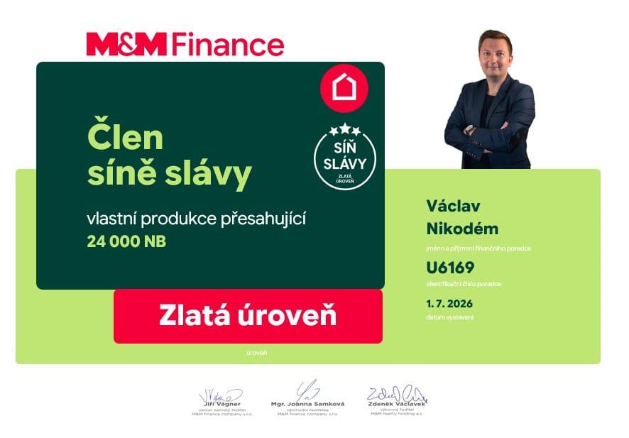 Člen síně slávy — zlatá úroveň